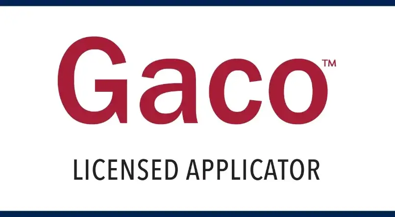 Gaco logo with “Licensed Applicator” label in bold black text